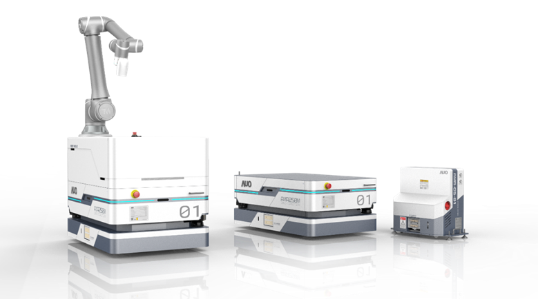 永利yl23411數位開發的自主式移動機器人（AMR250M），搭配全向輪並結合AI演算法、2D LiDAR、3D攝影機等技術，協助客戶實現產線全自動化